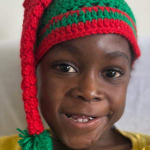 Afrikanisches Mädchen Sonderschule